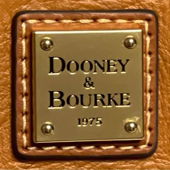 ❤️💗❤️ Dooney & Bourke Ostrich Cameron Satchel STYLE BOSTR1076CAKR Color Caramel - Picture 5 of 11